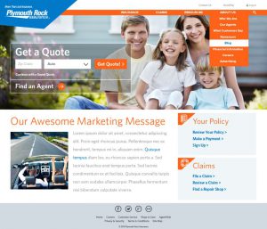 Plymouth Rock Assurance website
